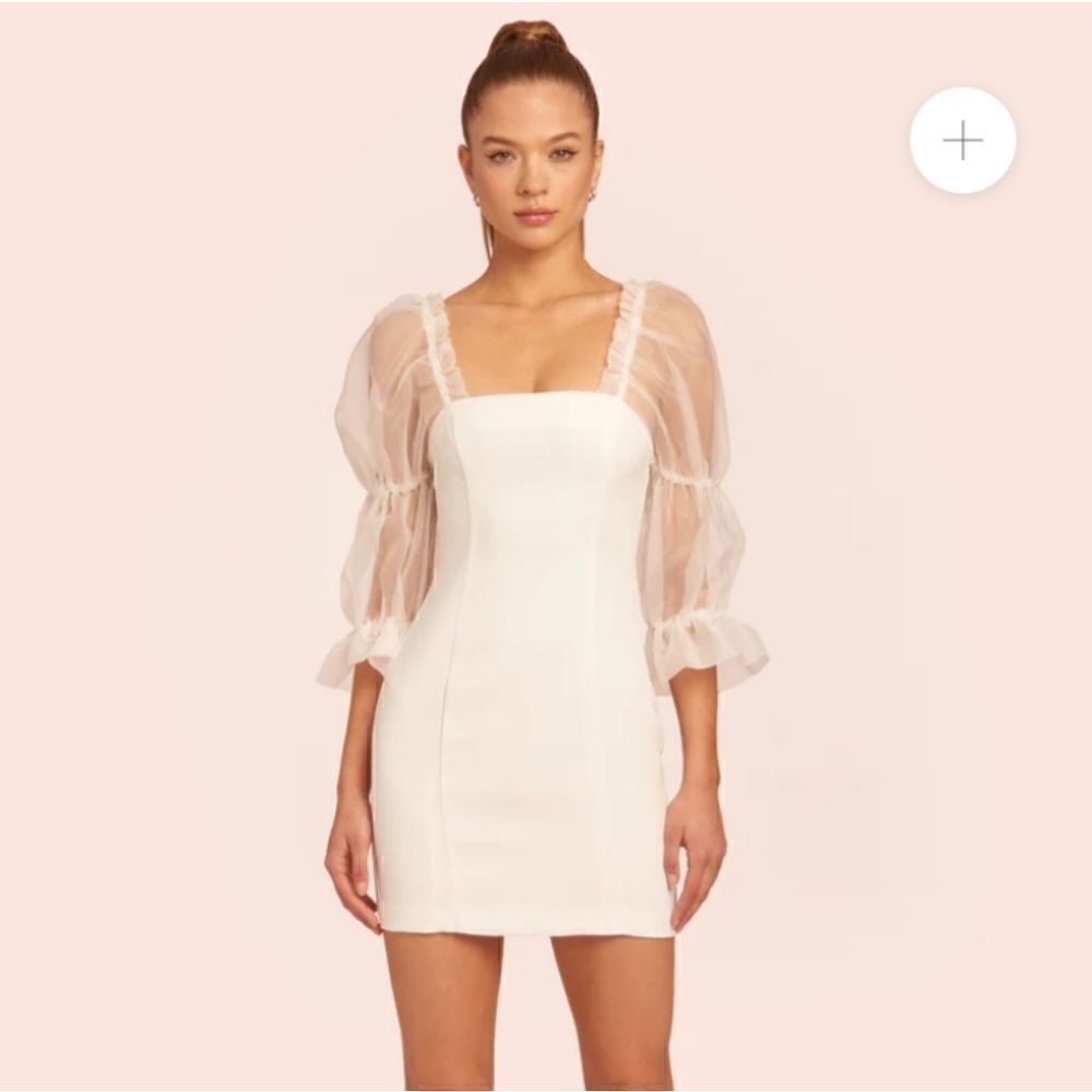 Amanda Uprichard Tia Dress in Ivory XS